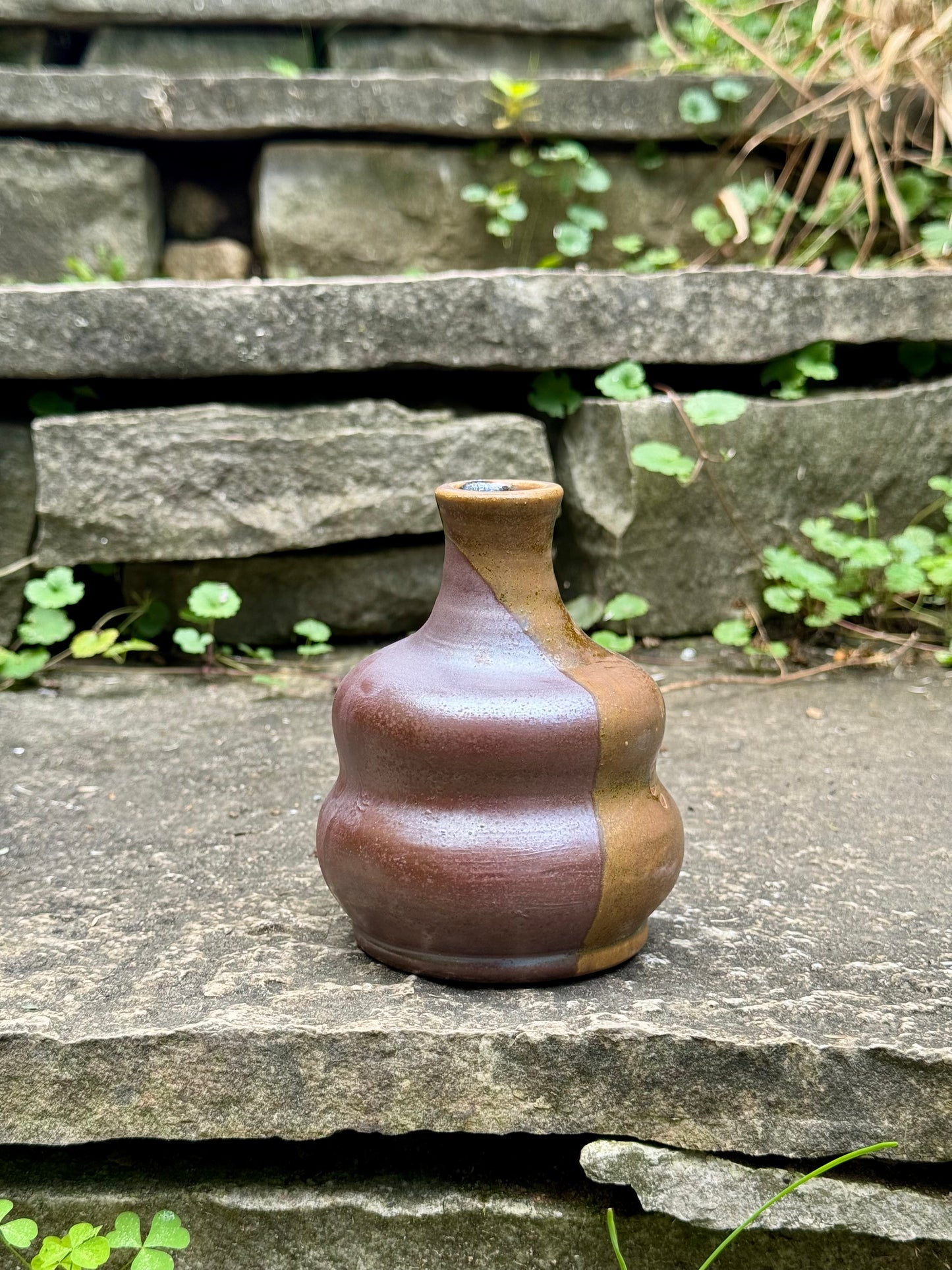 Vase - Wood fired with Shell Imprints