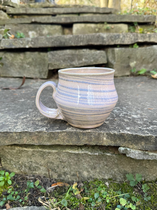 Mug - Large Swirled Pink