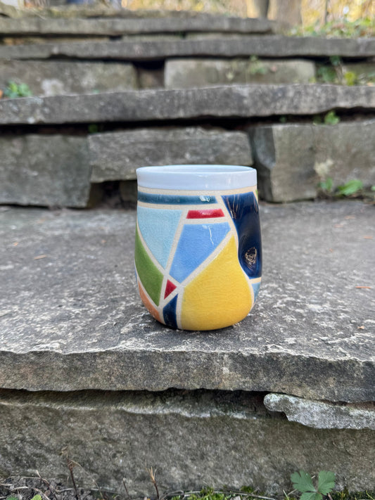 Dimple Cup Stained Glass