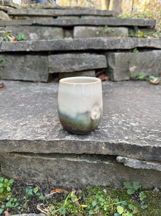 Dimple Cup - Beige Black