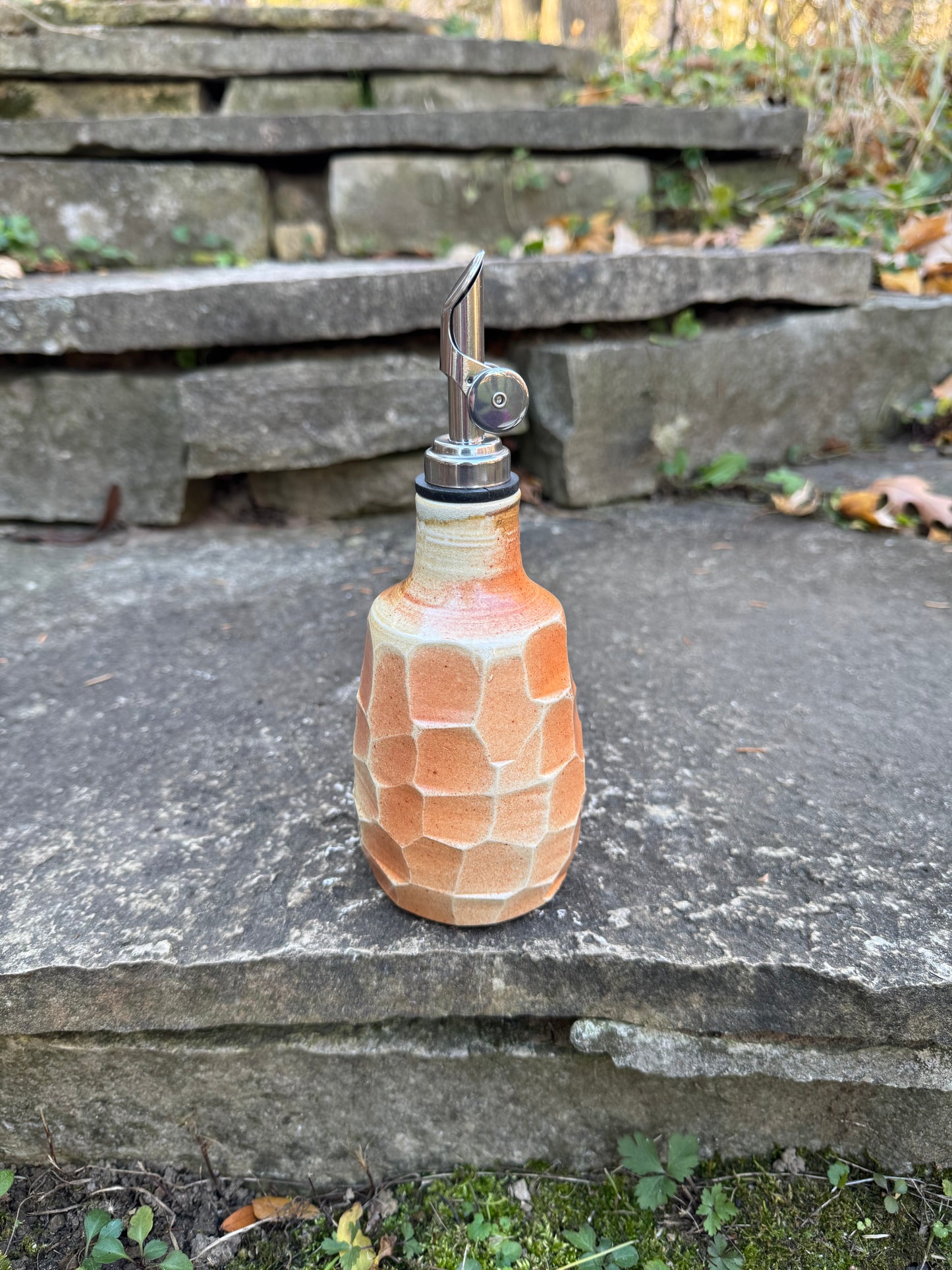 Olive Oil Dispenser - Faceted #2