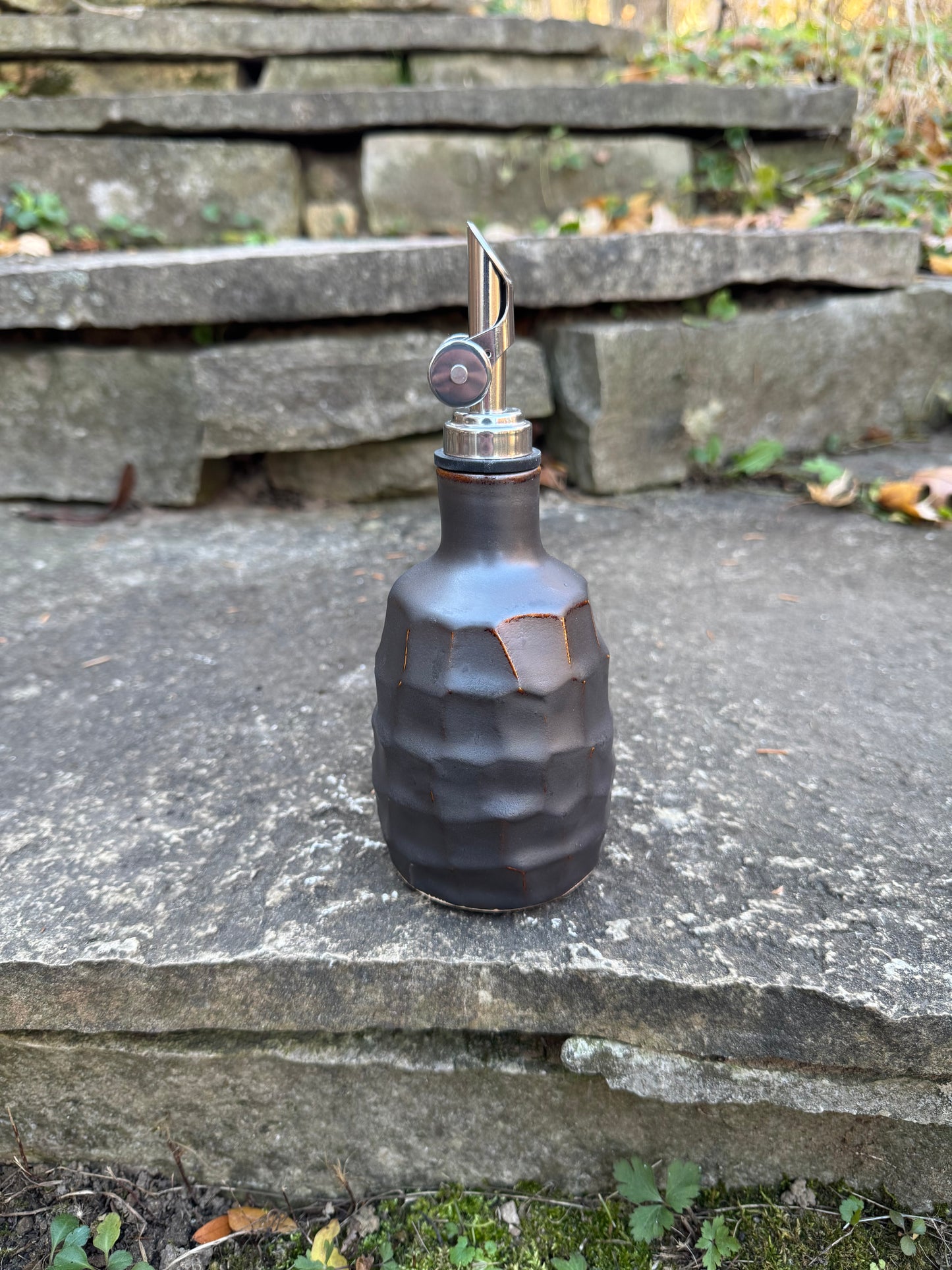 Olive Oil Dispenser - Matte Black