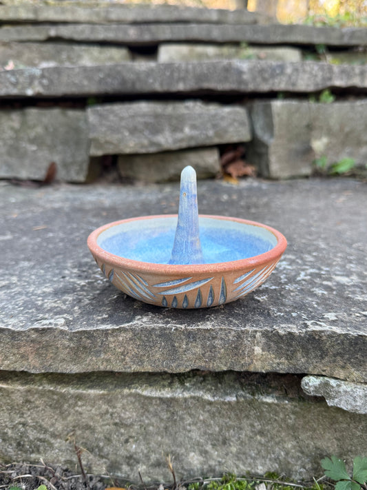 Ring Dish- blue