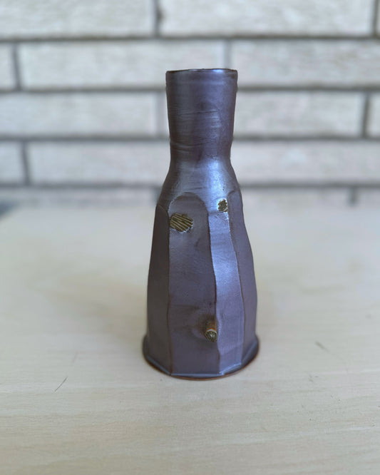 Wood Fired Facet Vase