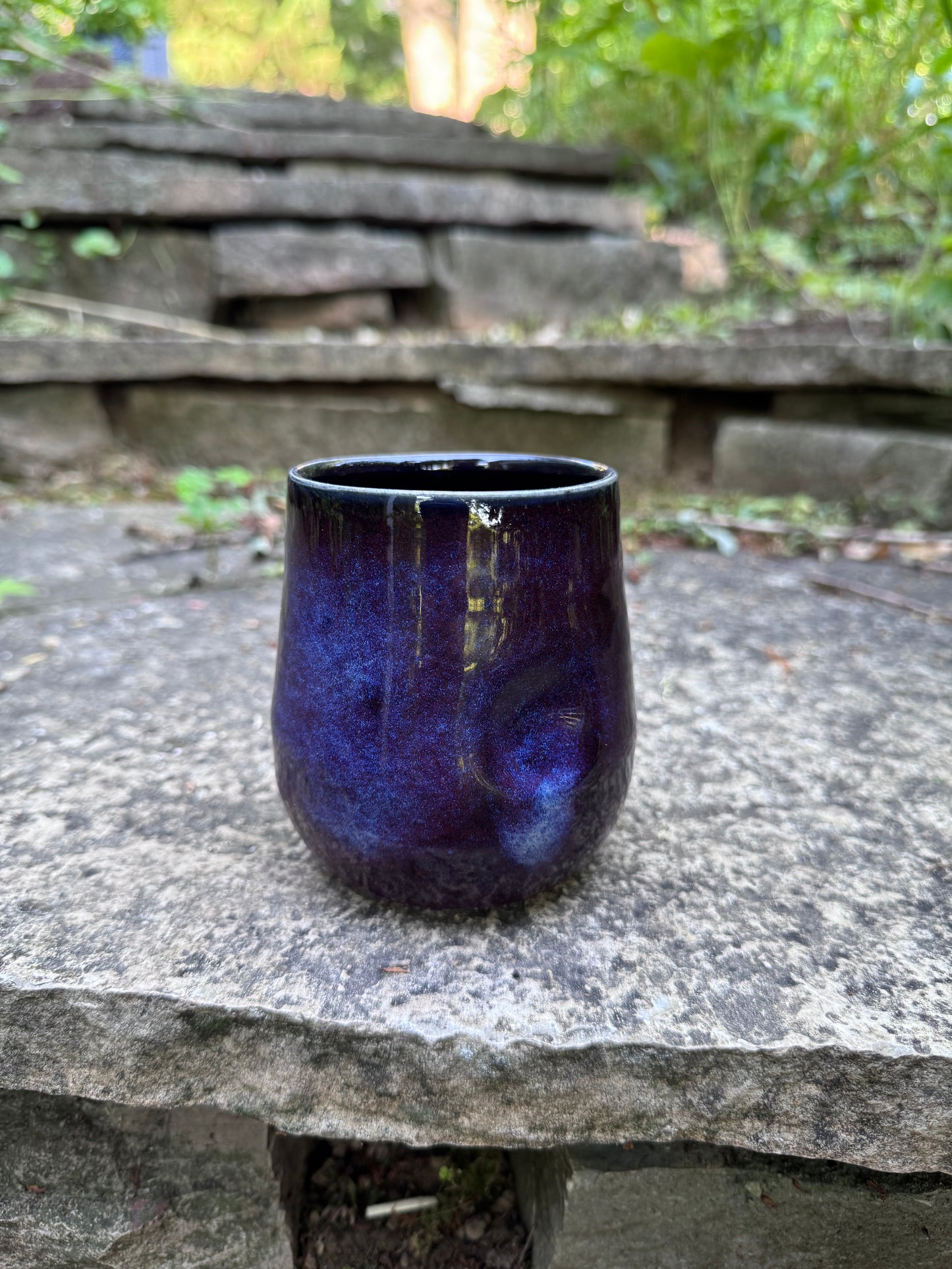 Dark Purple Dimple Cup