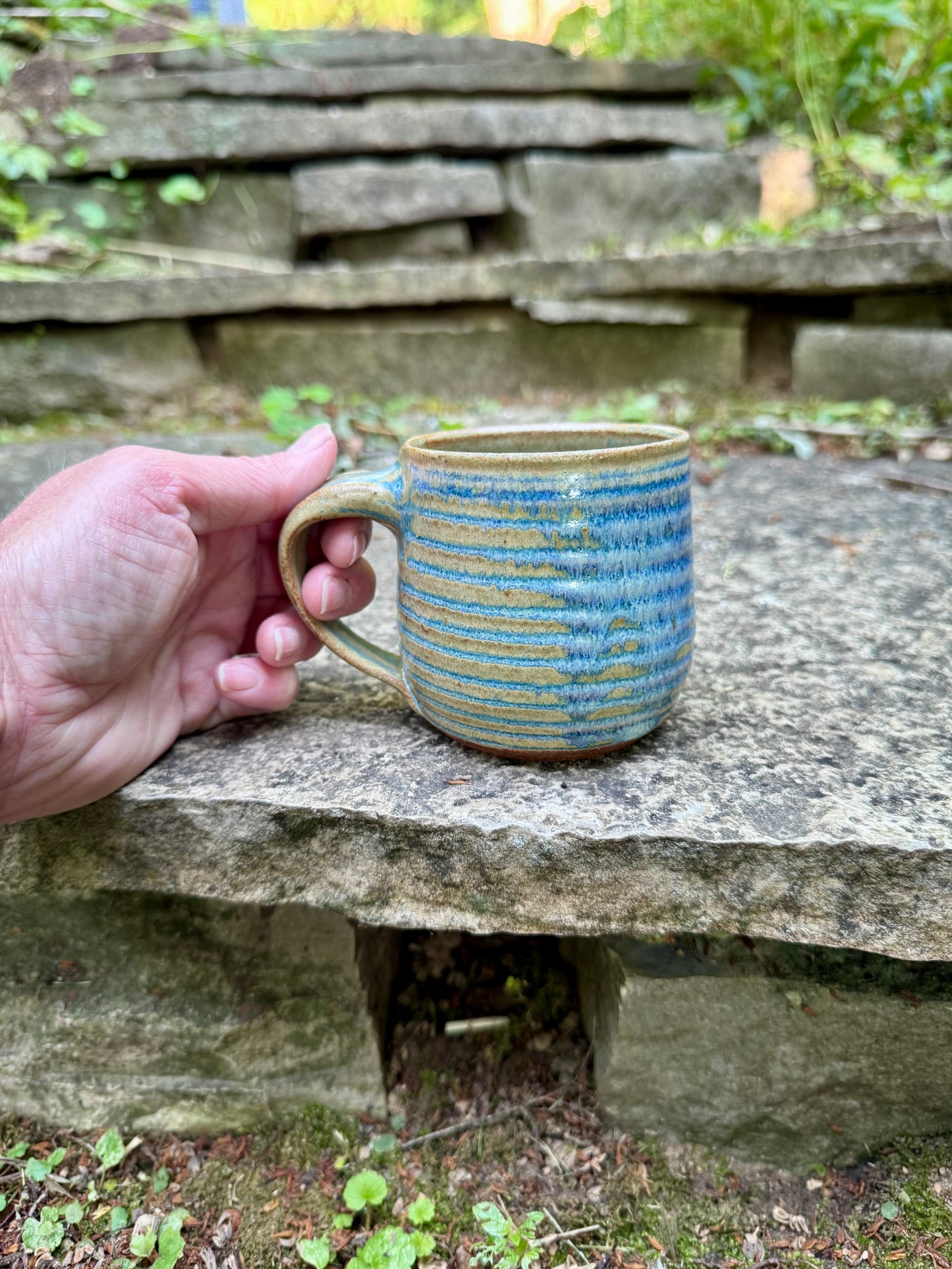 Stripy Espresso Mug