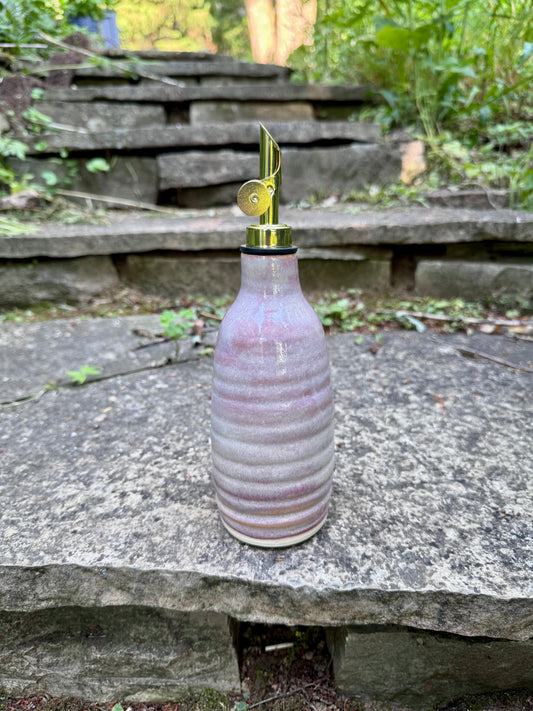 Pink Olive Oil Bottle