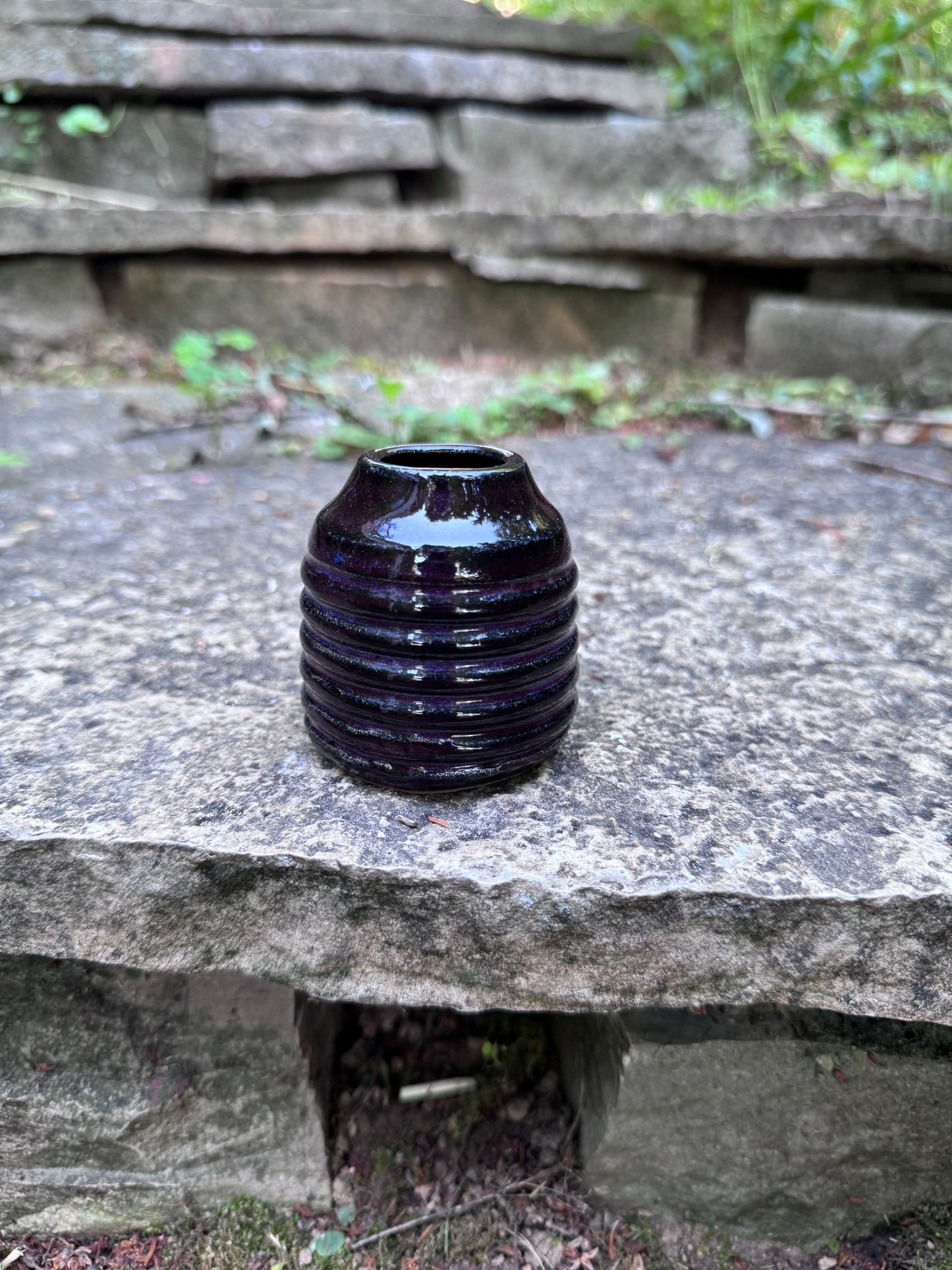 Dark Purple Bud Vase