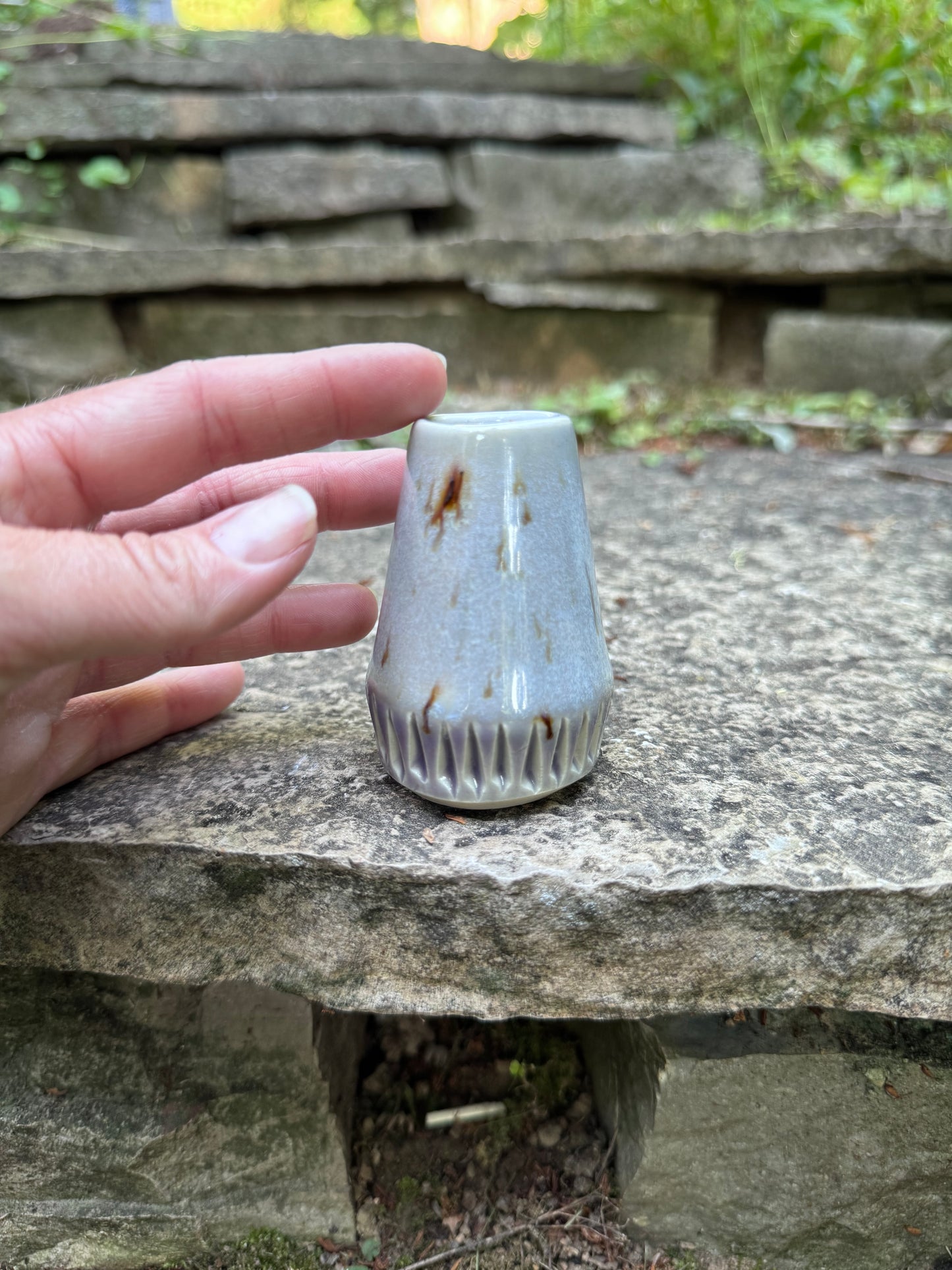 Grey Bud Vase
