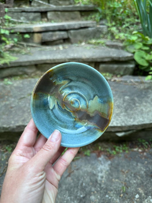 Blue Agate Trinket Dish