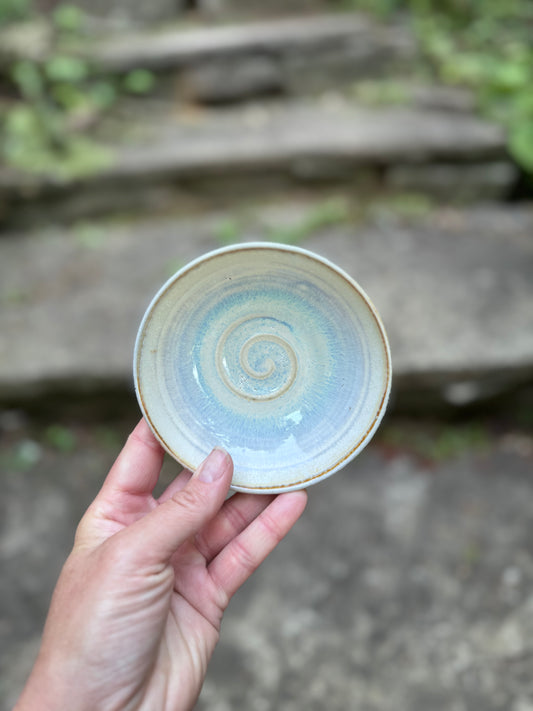 Light Blue Trinket Dish