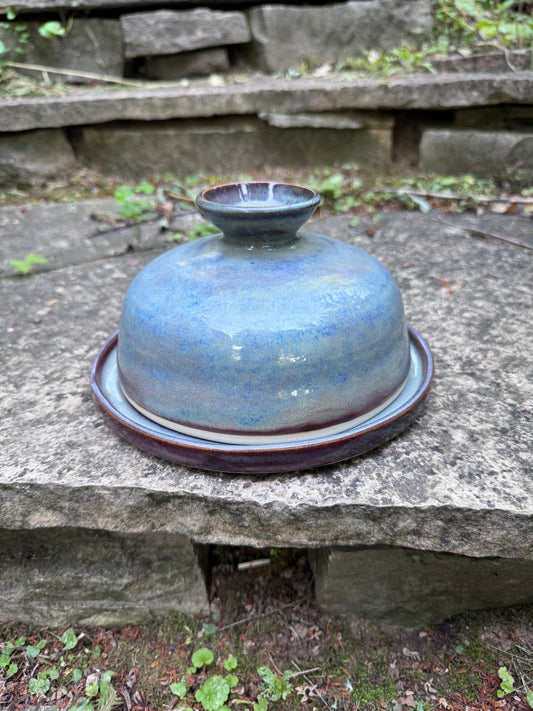 Blue Butter Dish