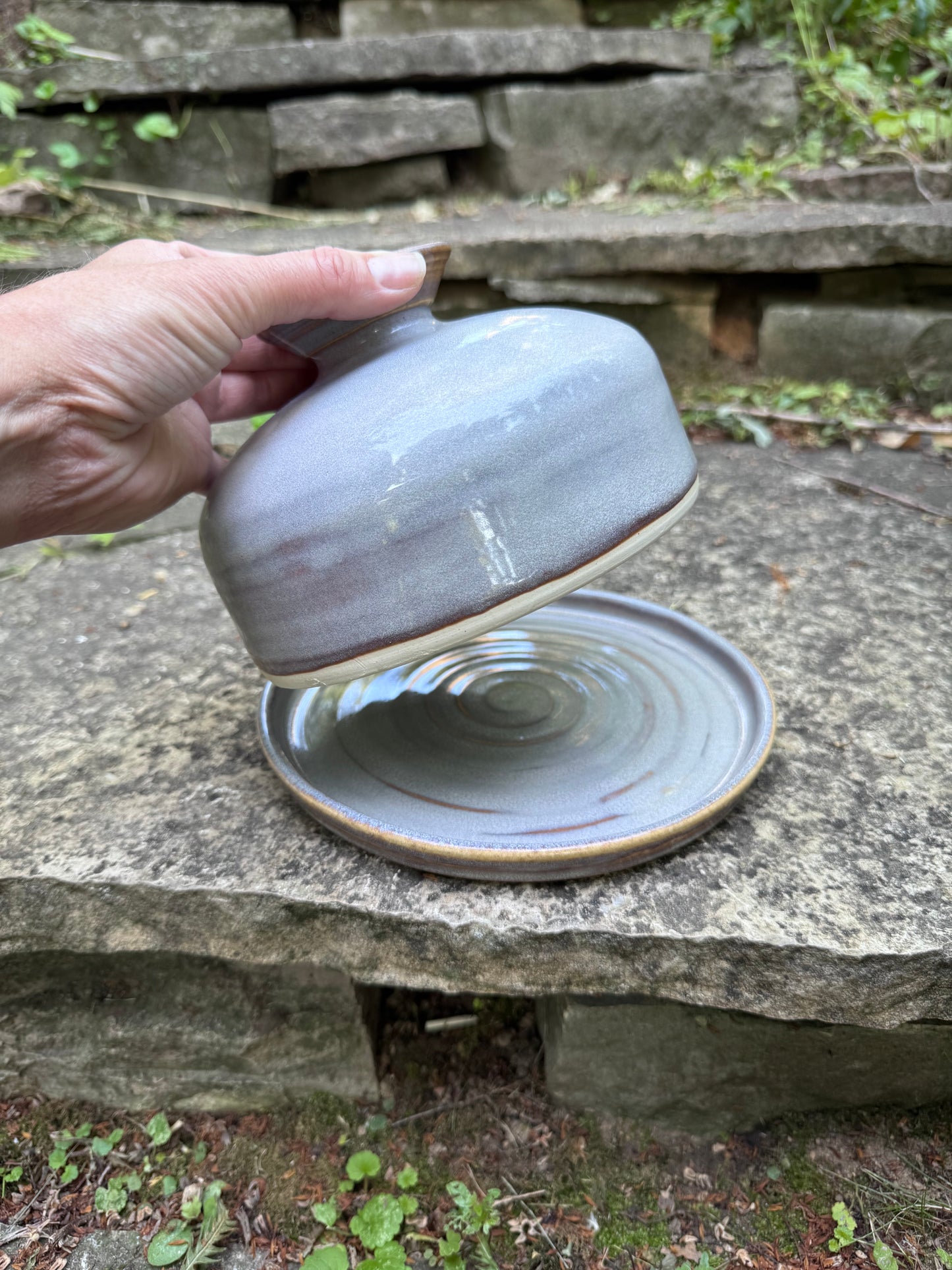 Grey Butter Dish