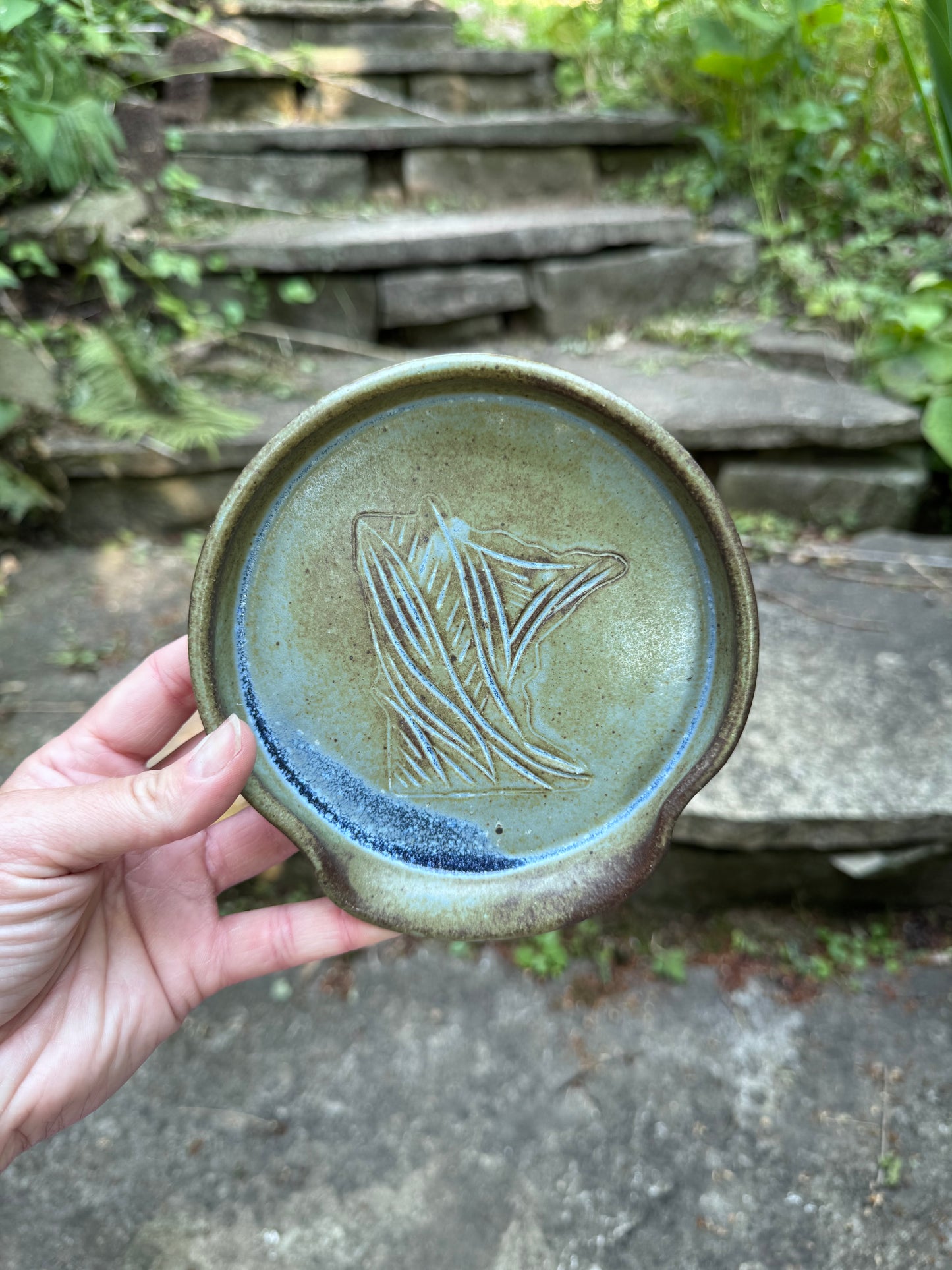 Blue MN Spoon Rest