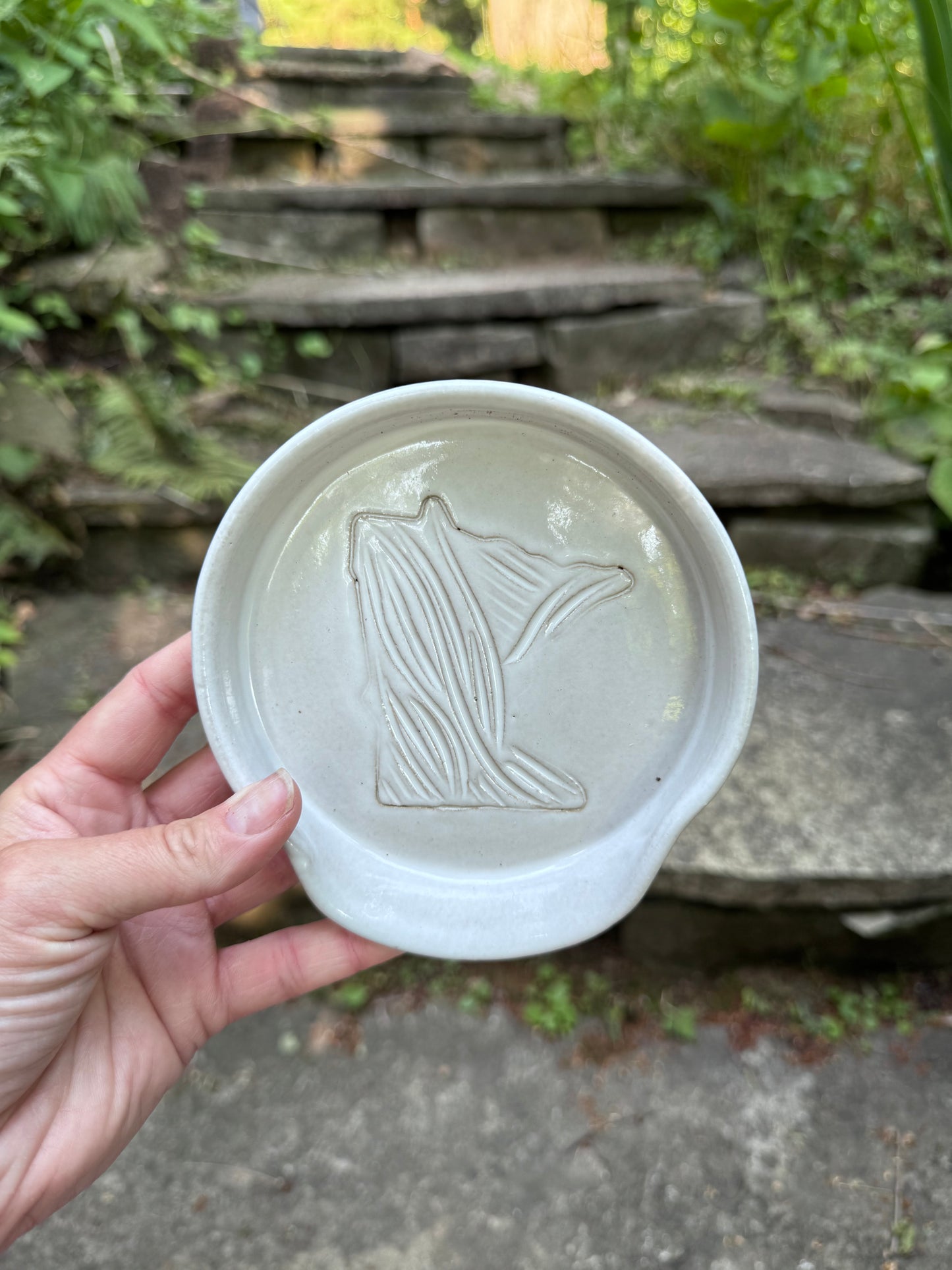 White MN Spoon Rest