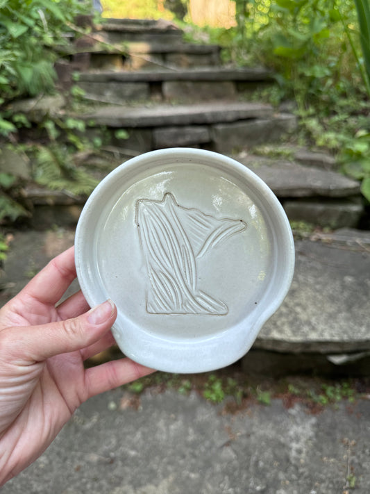 White MN Spoon Rest